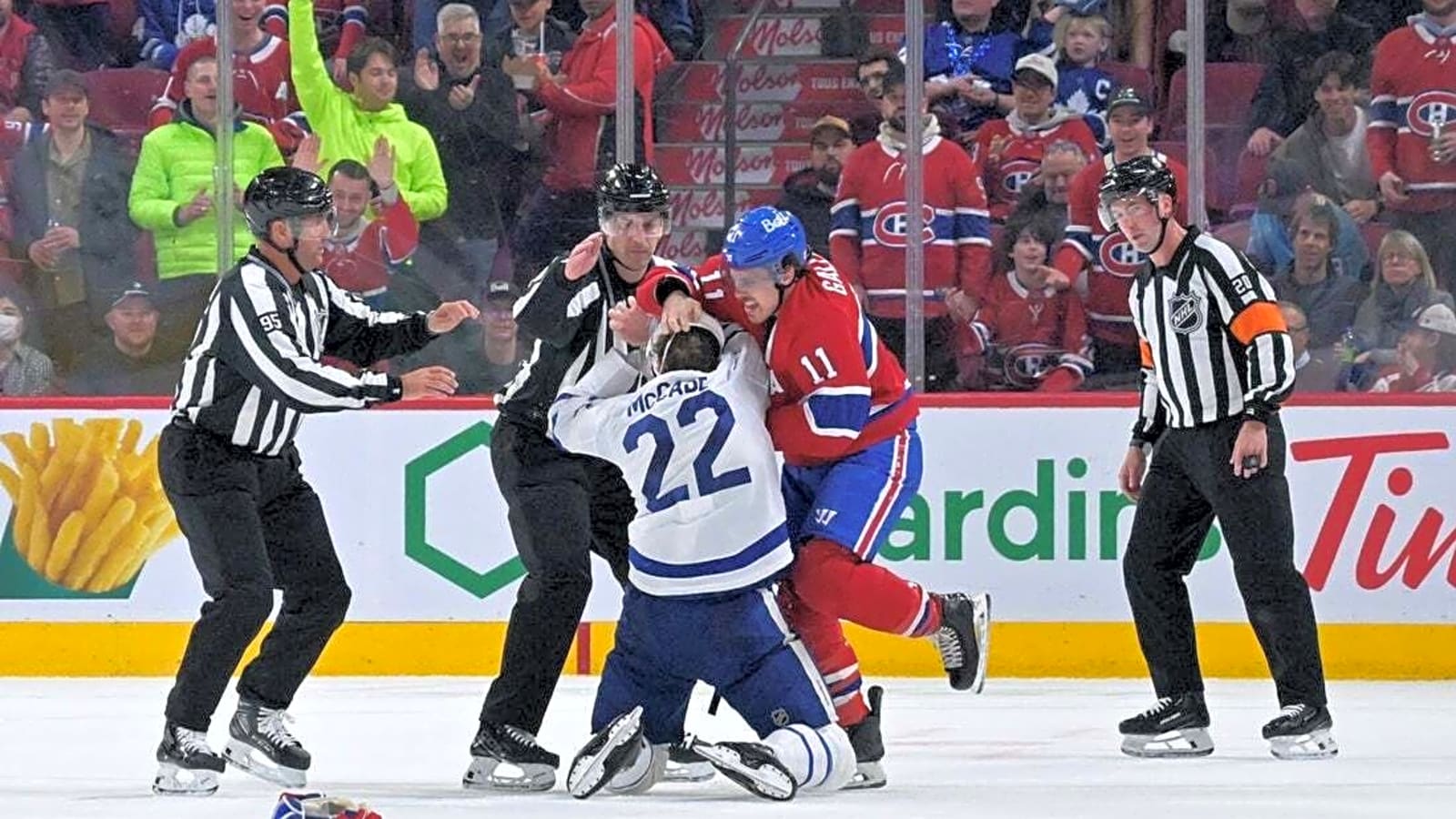 Canadiens hand Maple Leafs 8th straight loss