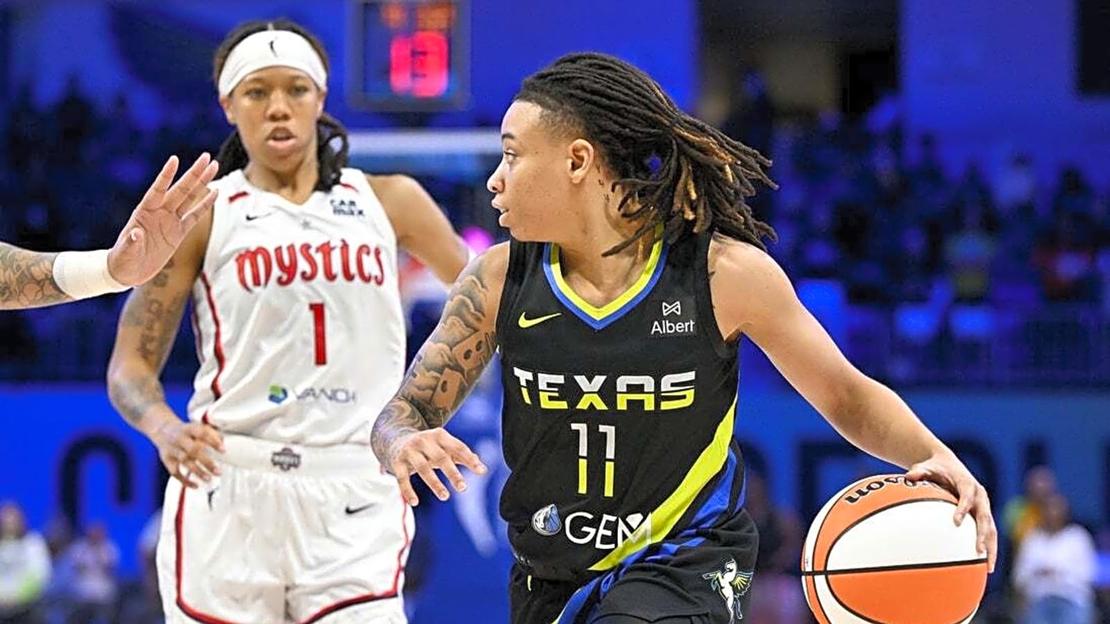 Wings start fast, get better of Mystics
