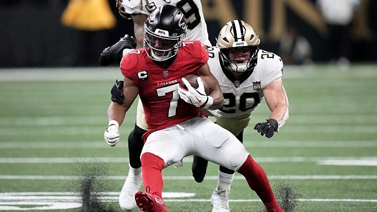 Bijan Robinson (2 TDs), Falcons spoil Saints' homecoming anniversary