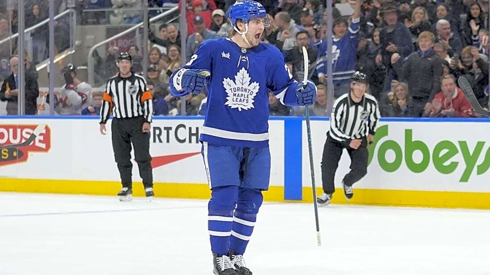 Matthew Knies vaults Maple Leafs past Senators