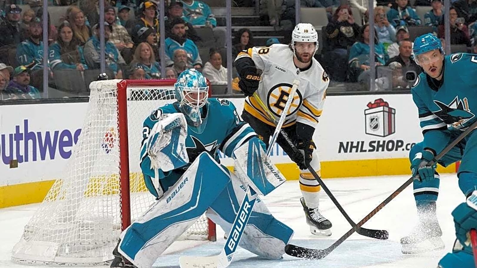 Yaroslav Askarov (34 saves), Sharks take down Bruins