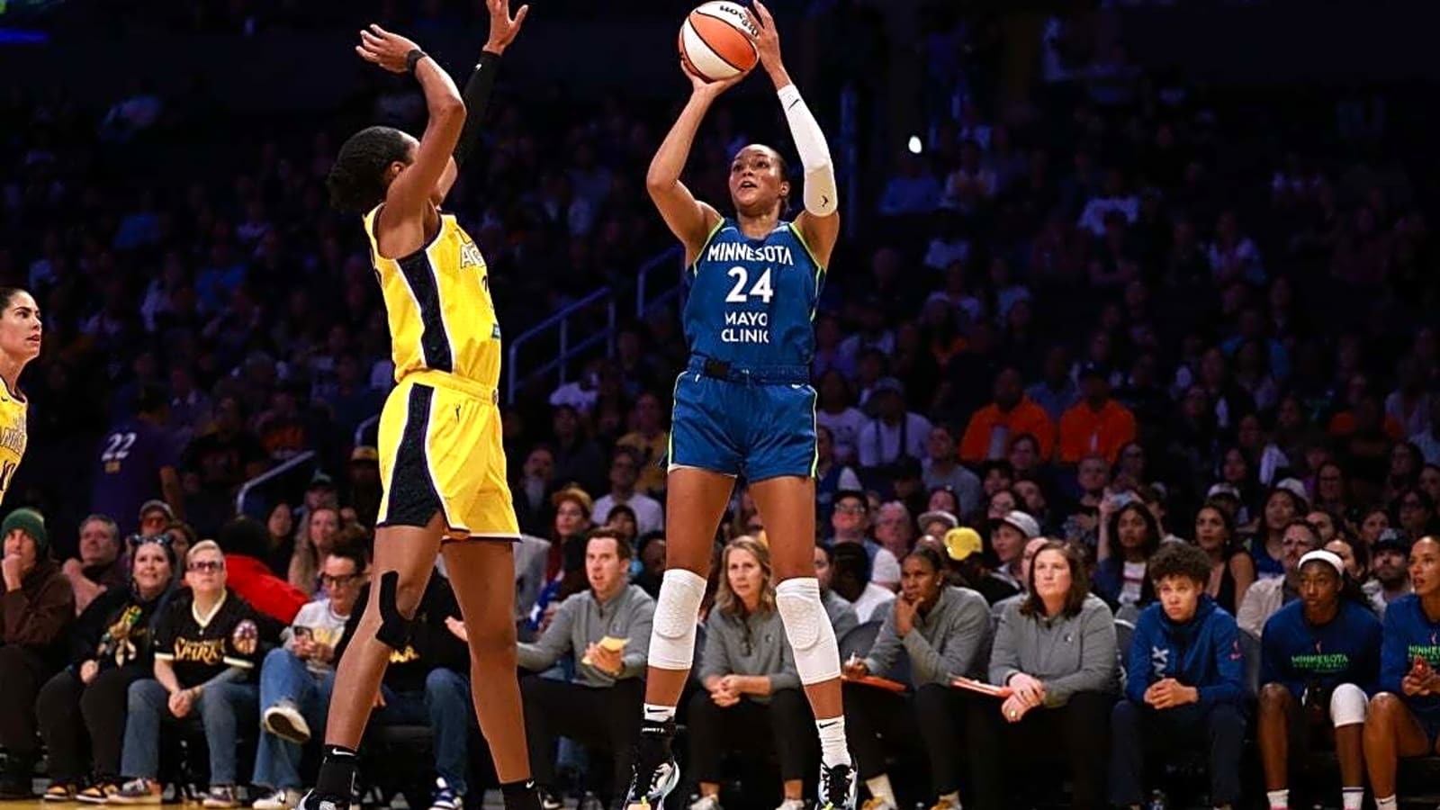 Lynx spoil Kelsey Plum's home debut with victory over Sparks