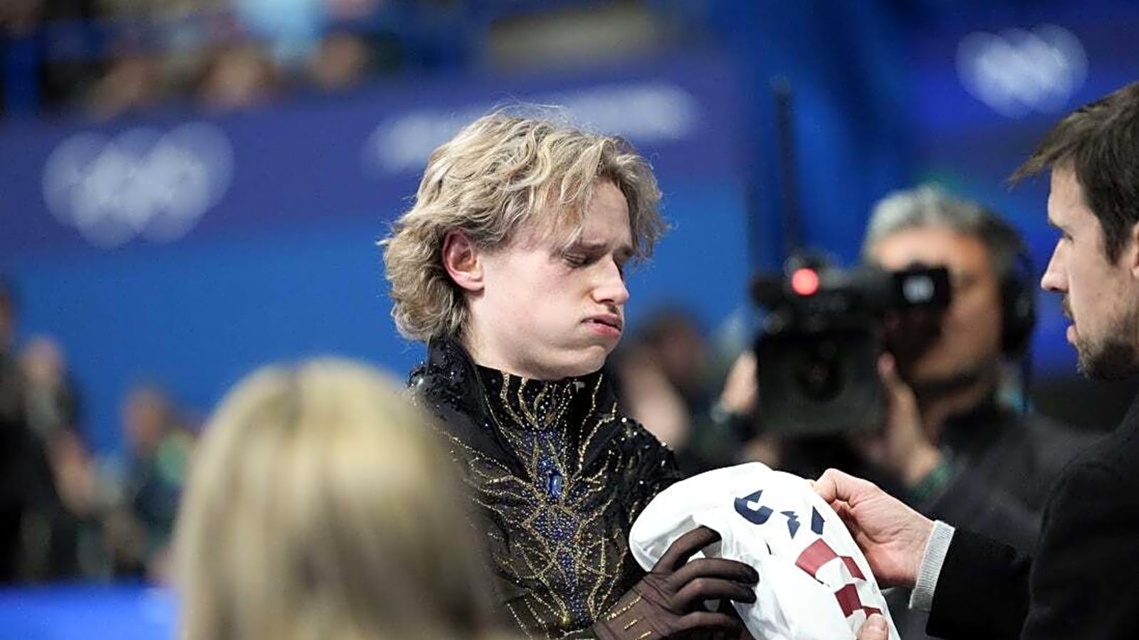 Ilia Malinin attends pairs event, will compete at world championships