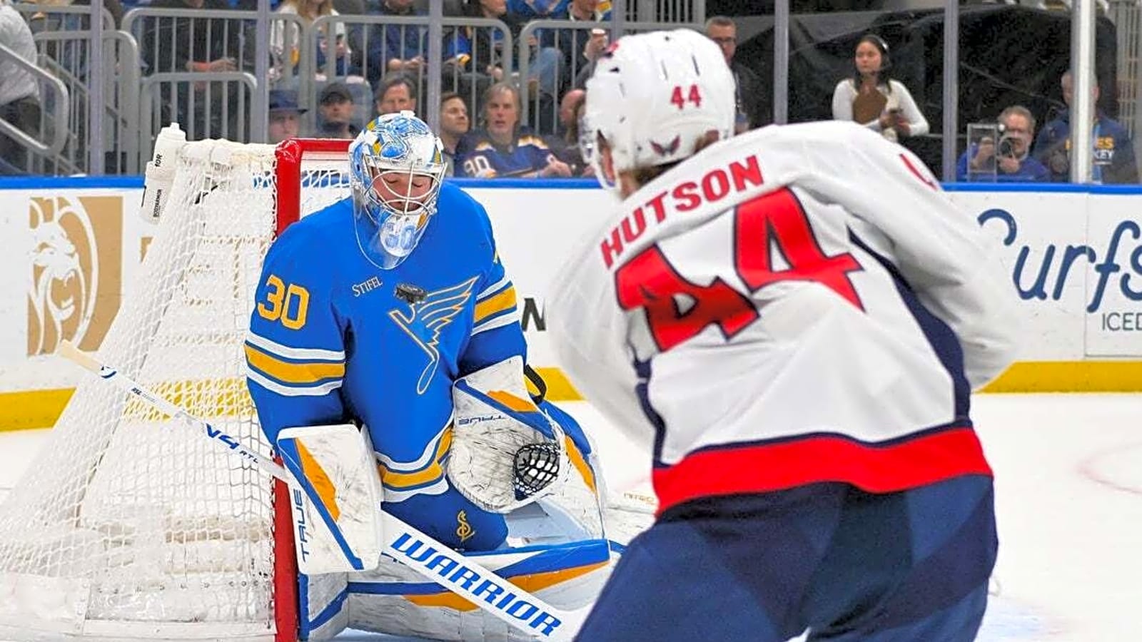 Joel Hofer pitches shutout as Blues stay hot, down Capitals