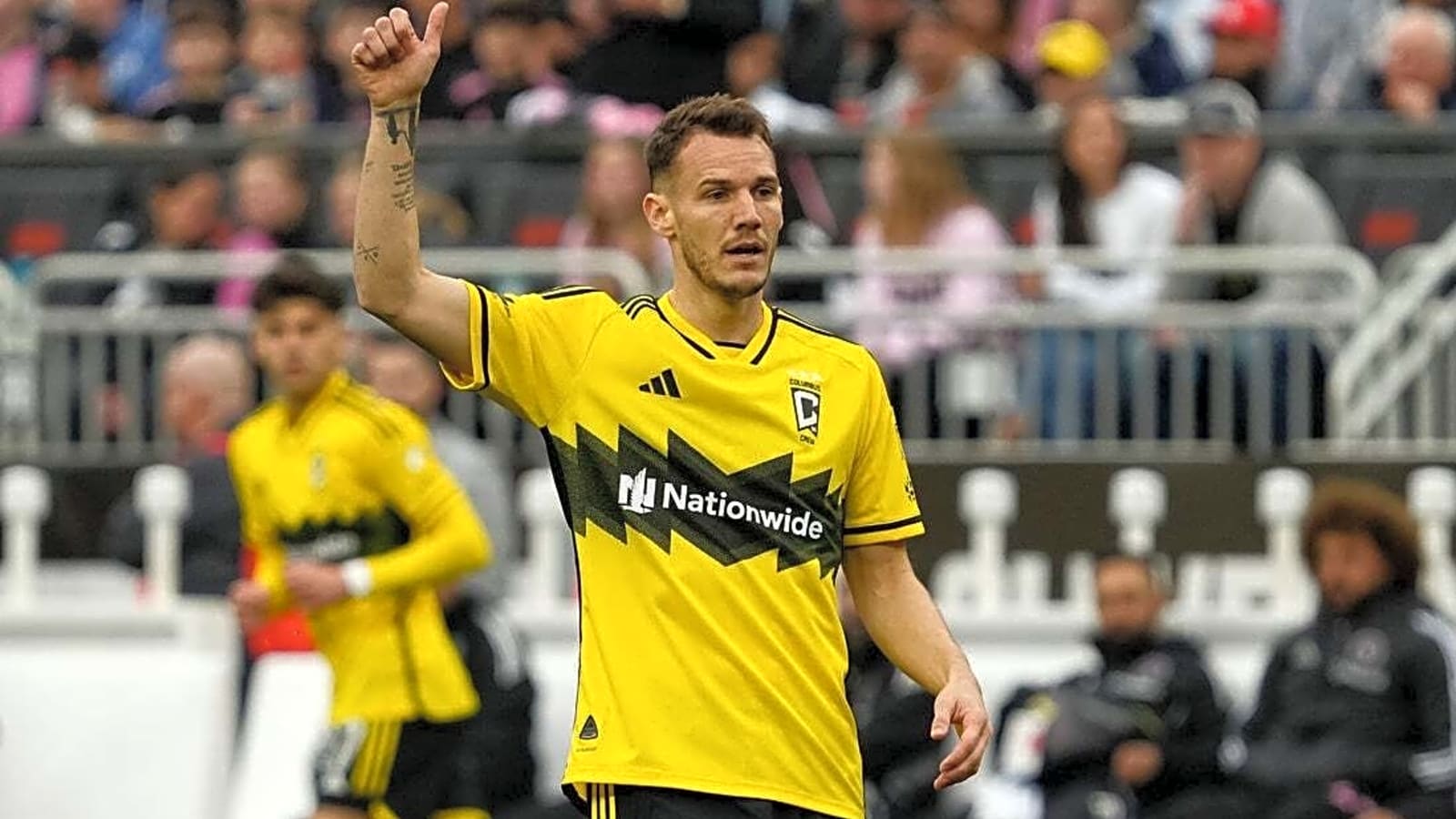 Crew sign Daniel Gazdag to extension through 2027