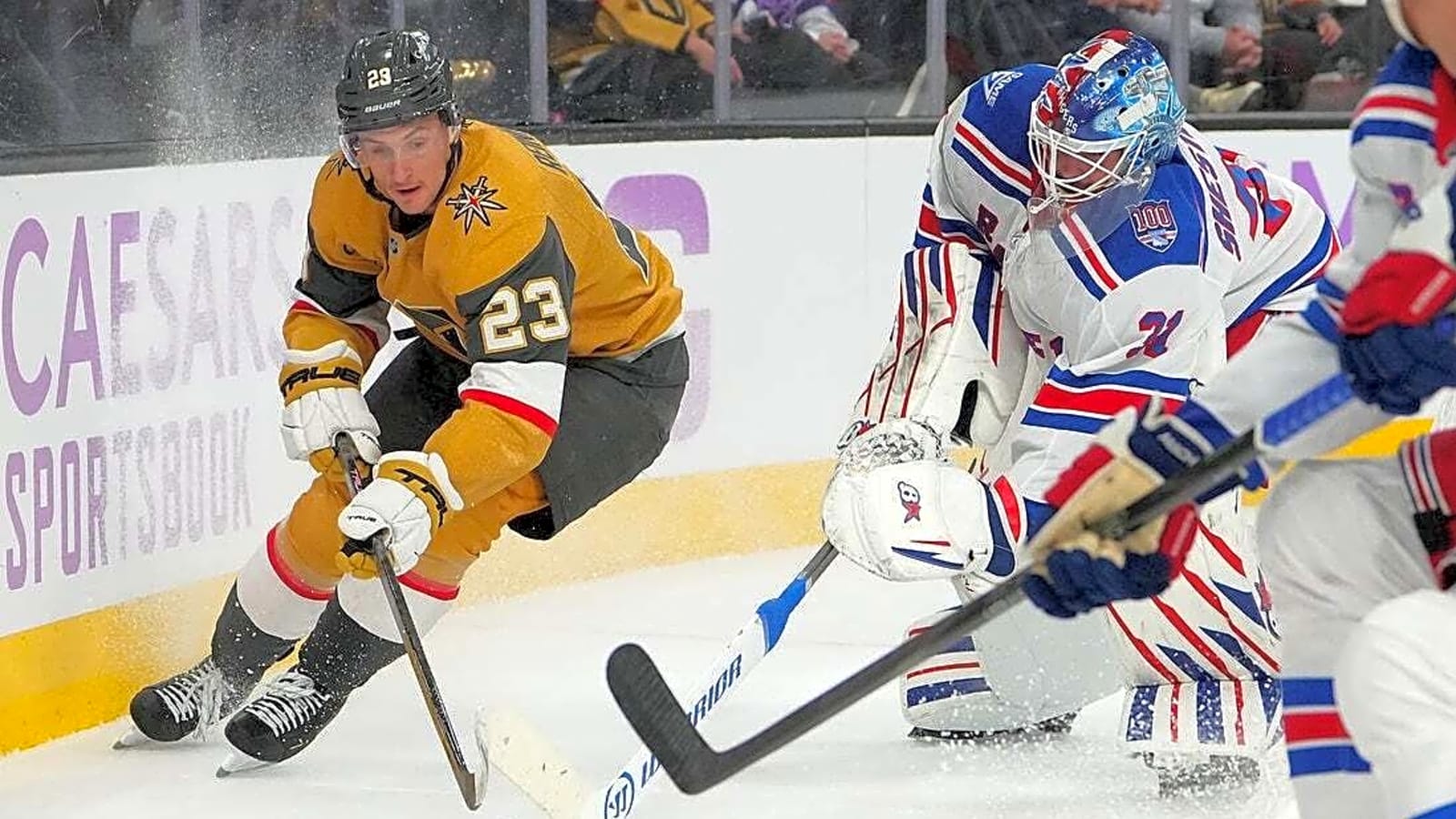 Golden Knights hand Rangers rare road defeat