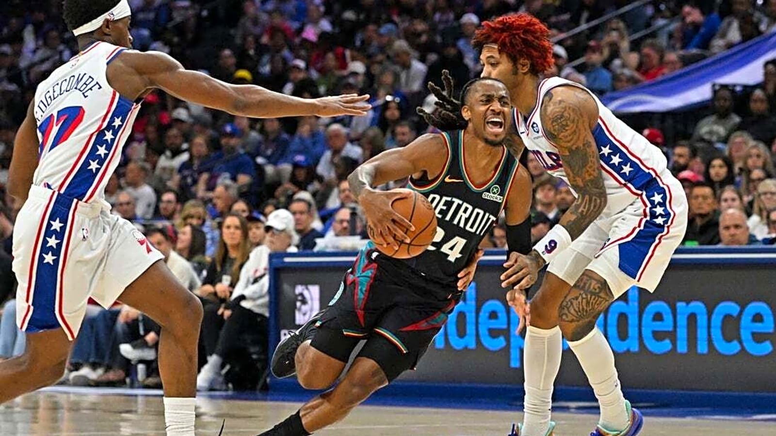 Pistons clinch top seed in East with convincing win over 76ers