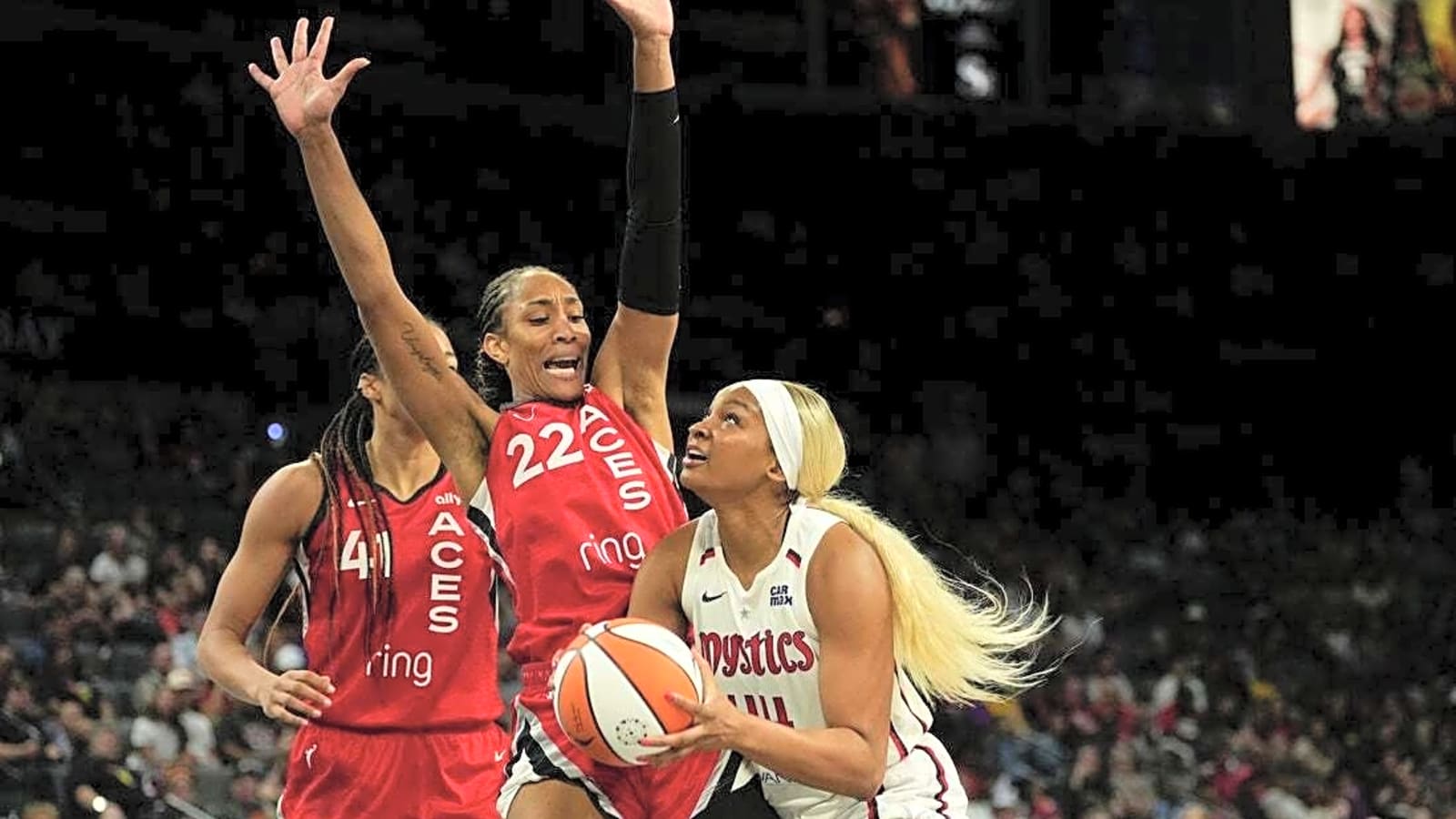 A&#39;ja Wilson, Aces aim to stay hot vs. Mystics
