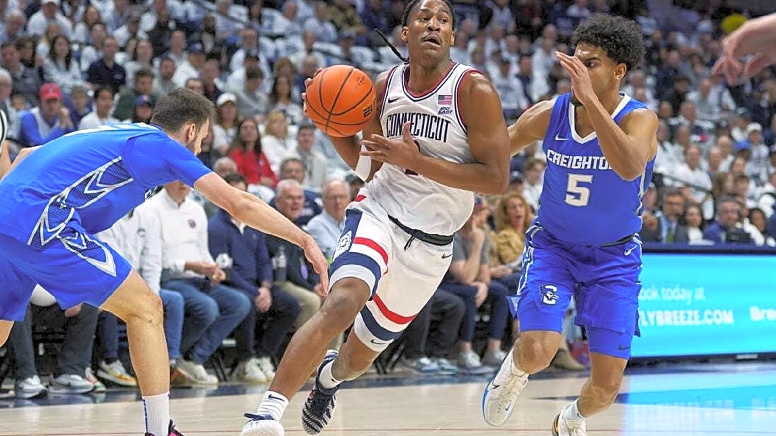 Creighton topples No. 5 UConn in revenge upset
