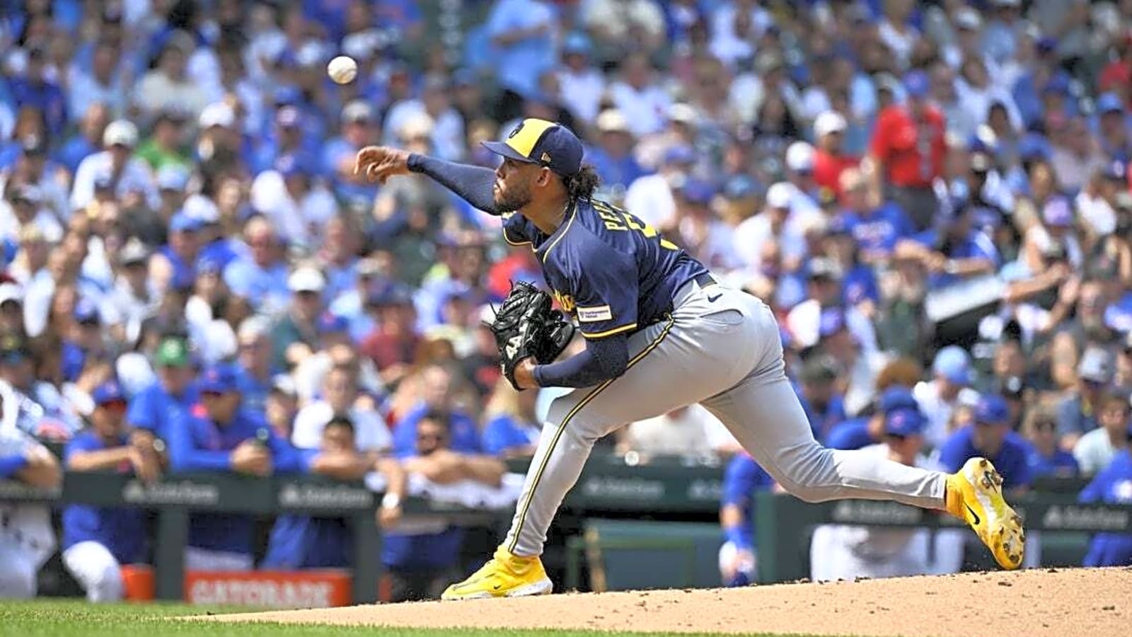 Freddy Peralta helps hot Brewers blank Cubs in Game 1