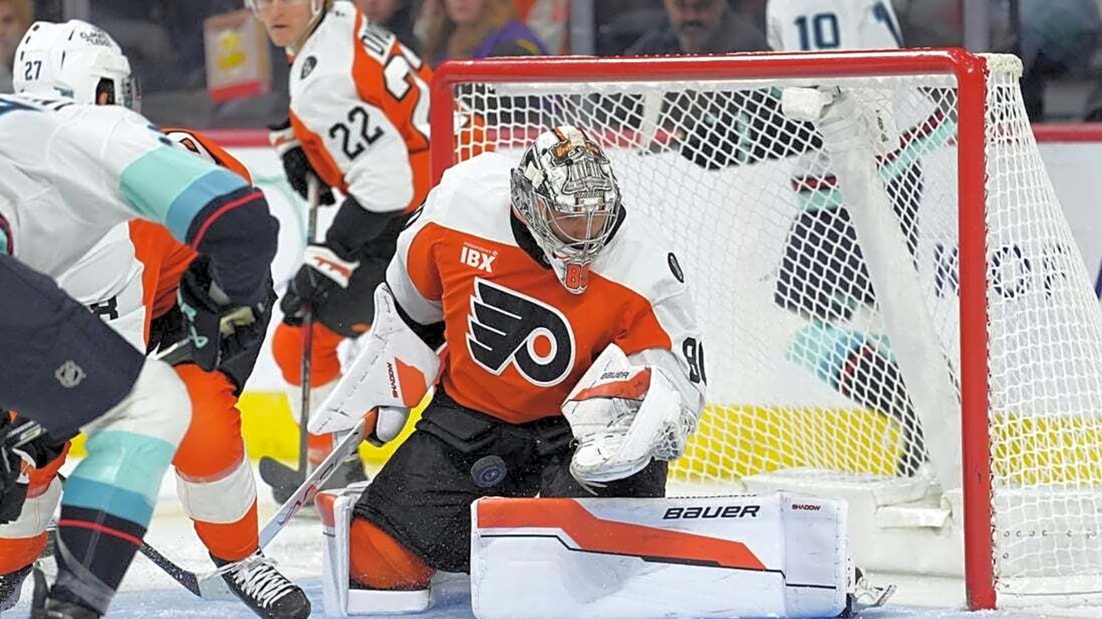 Tyson Foerster, Owen Tippett carry Flyers past Kraken