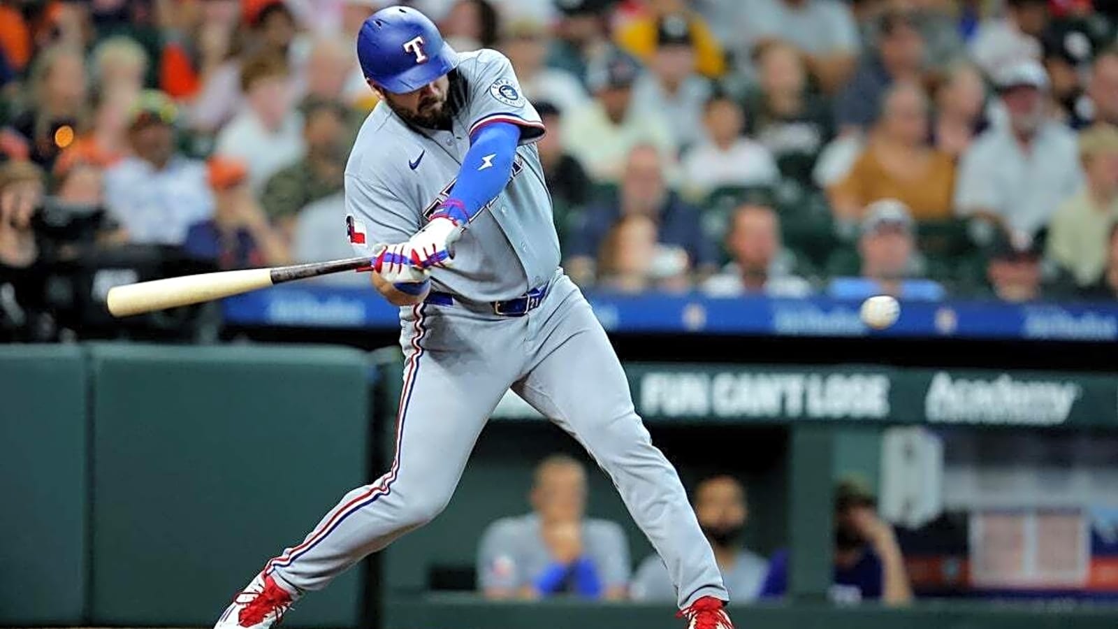 Jake Burger stars as Rangers salvage win vs. Astros