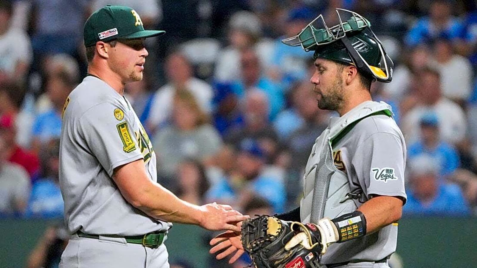 MLB roundup: A&#39;s top Royals to halt 14-game road skid
