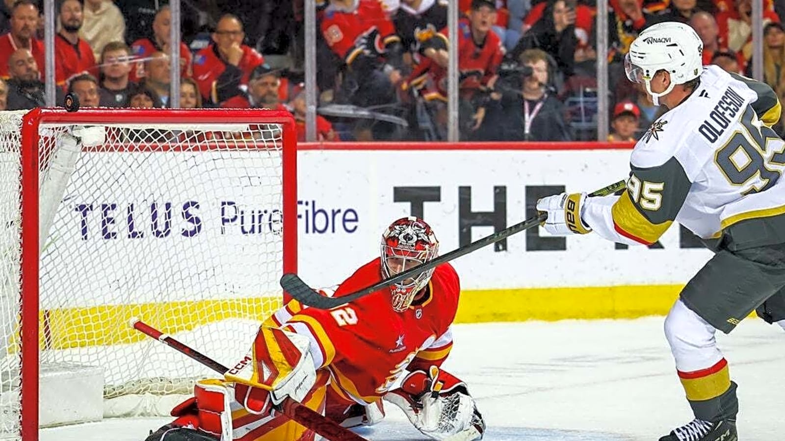 Little on line as Knights close regular season vs. Canucks