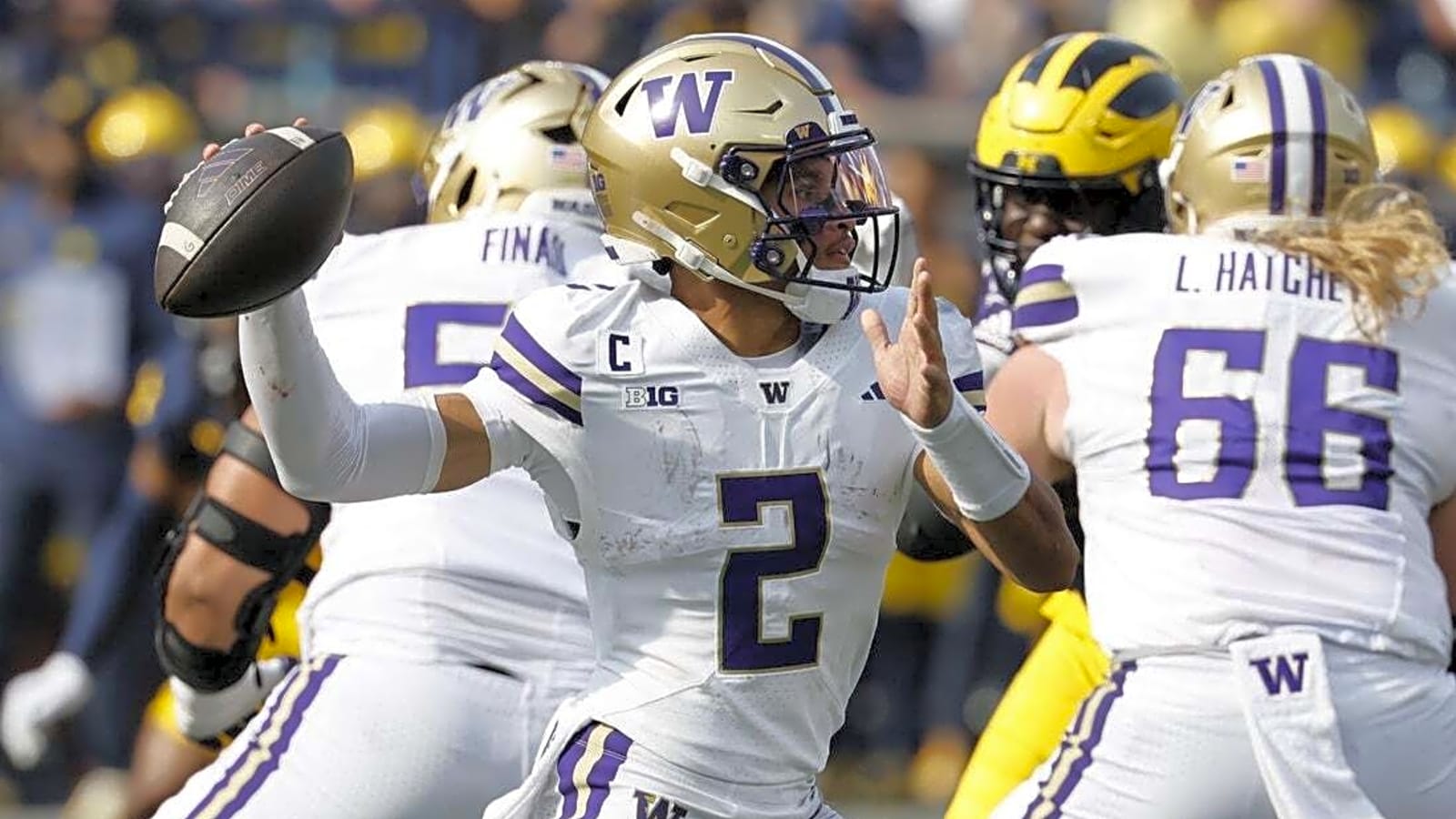 No. 23 Washington plots to improve standing at Wisconsin's expense