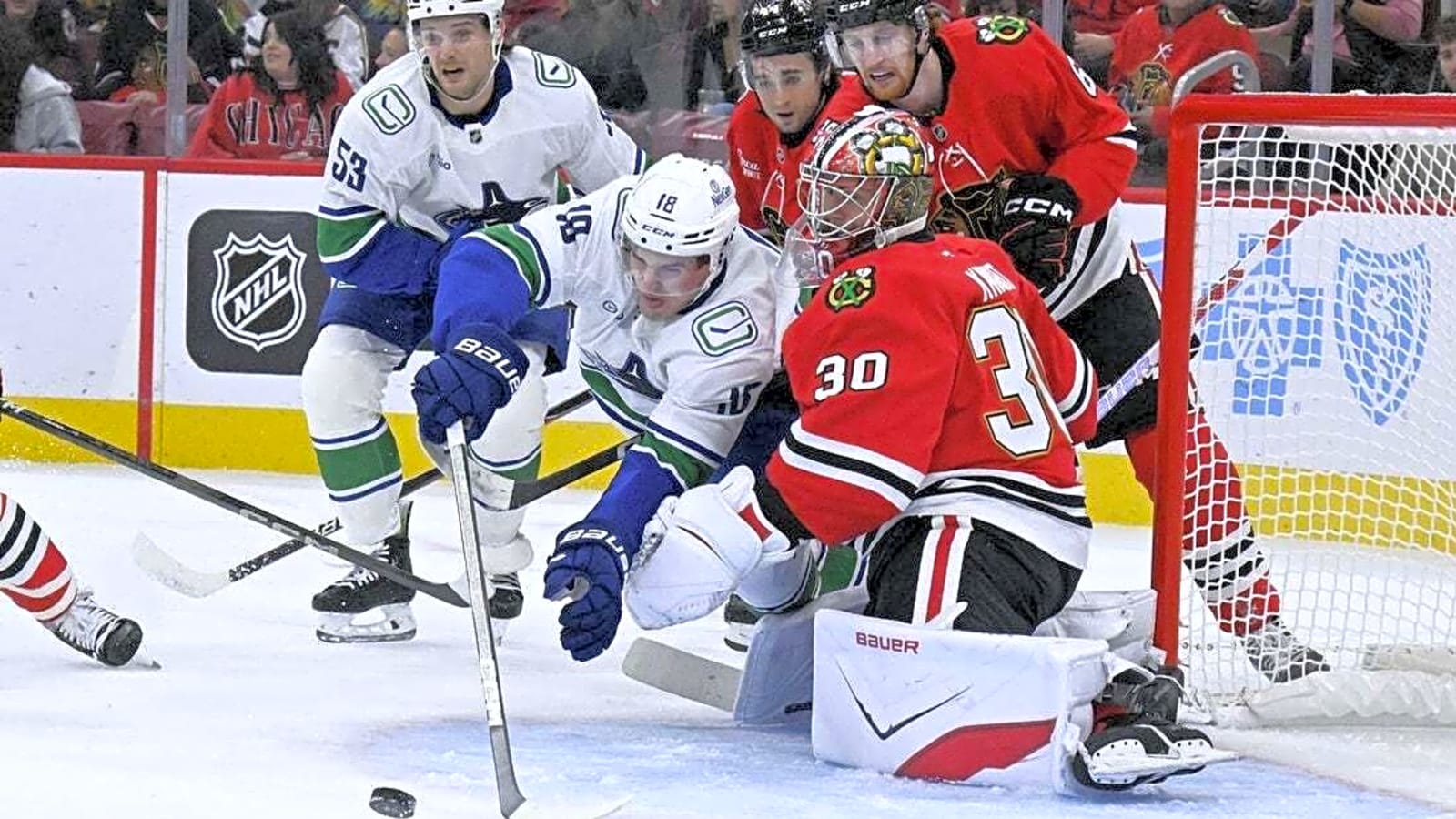 Brock Boeser shootout goal pushes Canucks past Blackhawks