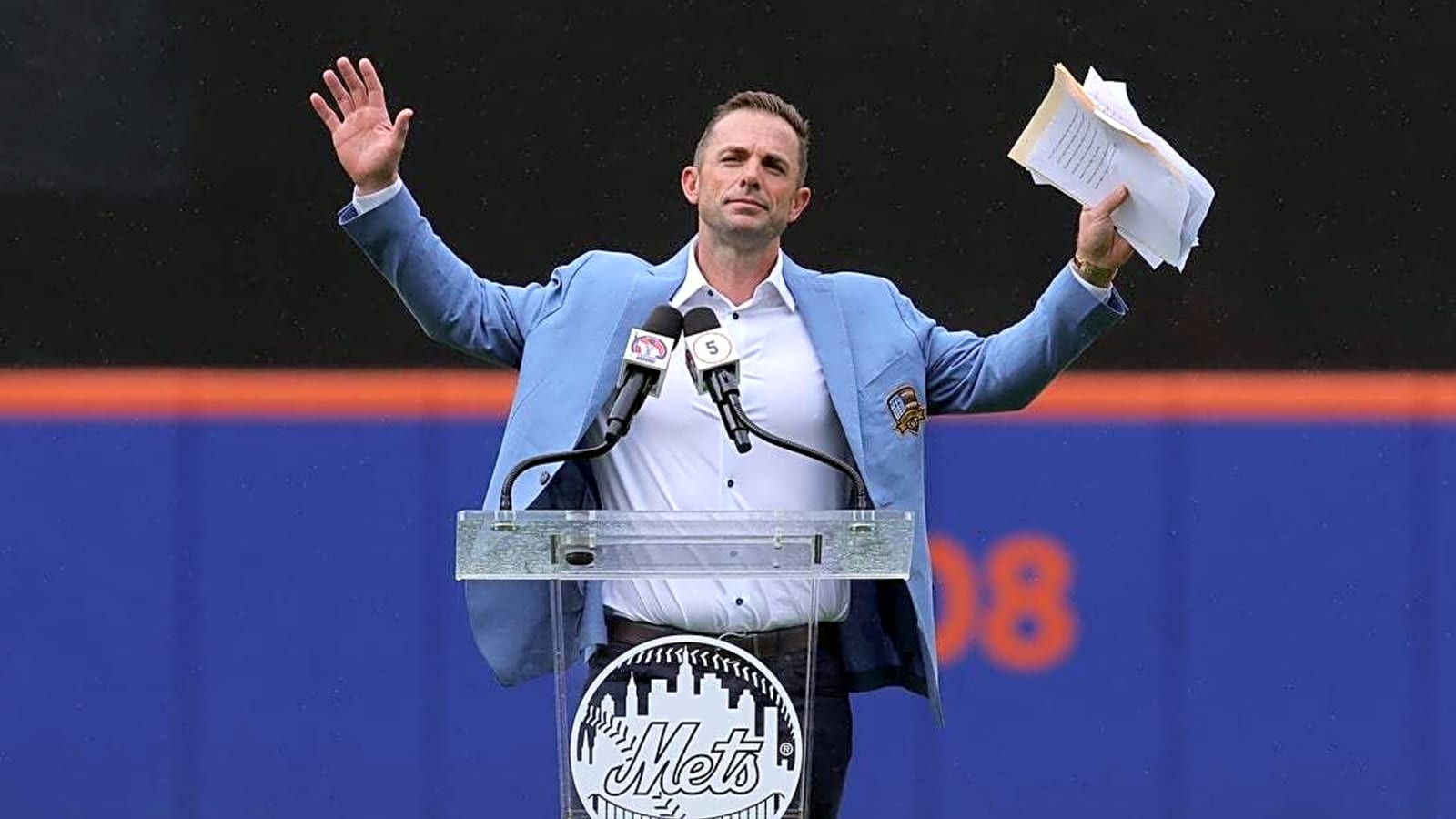 New York Mets induct David Wright into HOF, retire No. 5