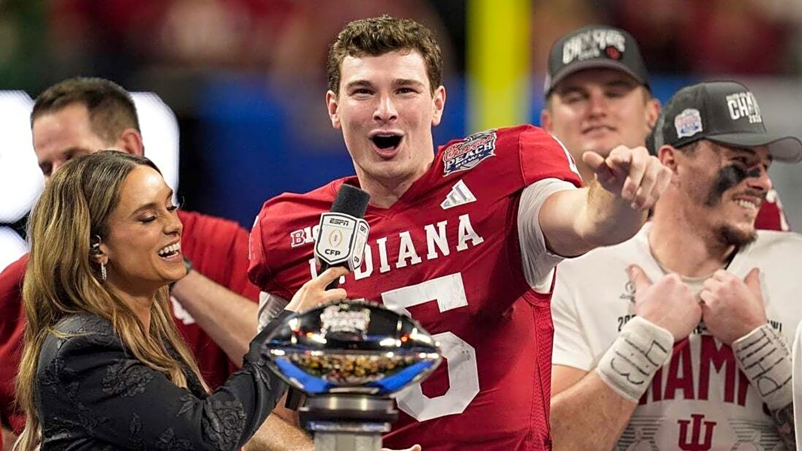 Indiana opens as TD favorite over Miami in CFP title game