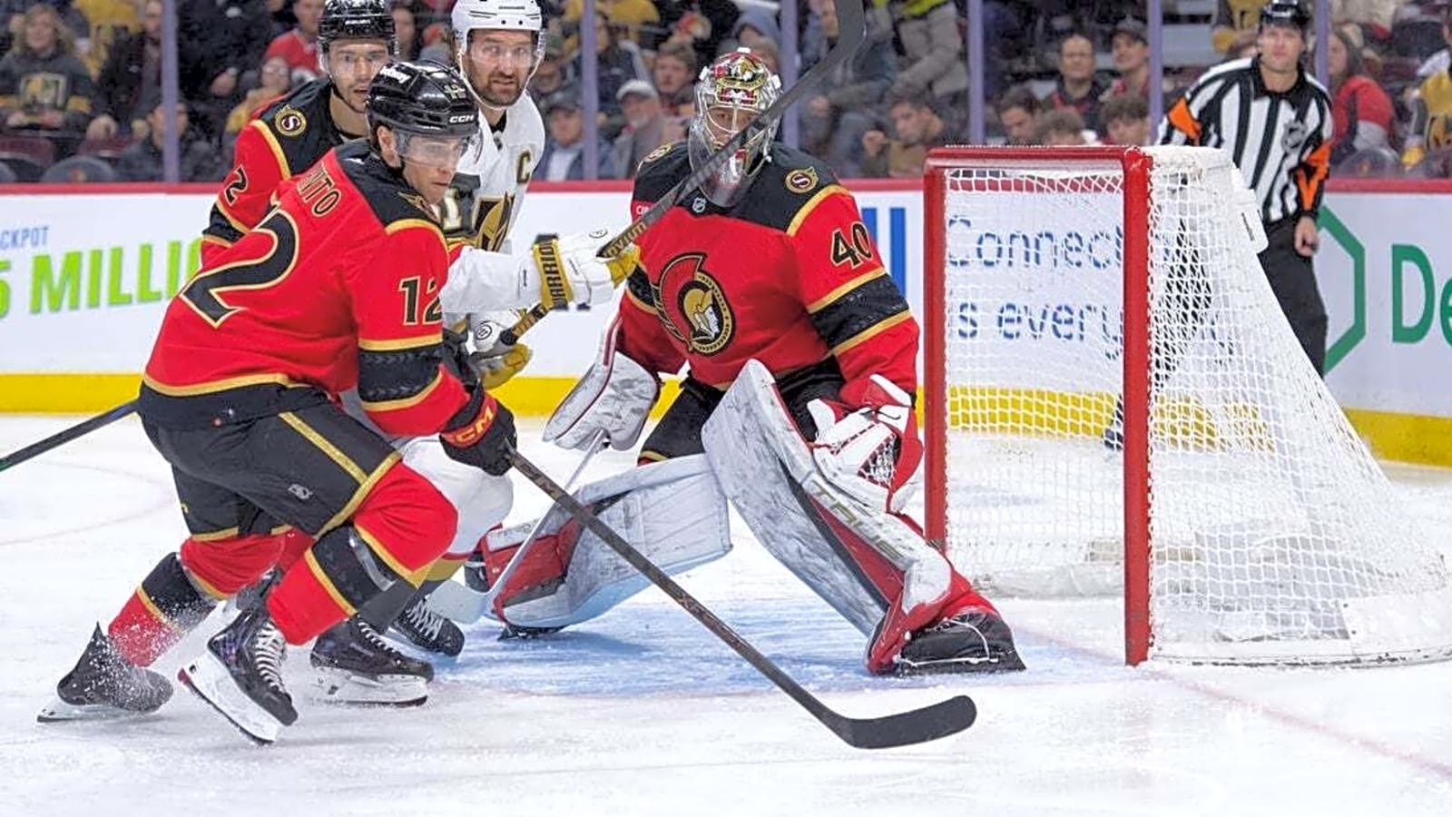 Stephen Halliday, Senators crush Golden Knights