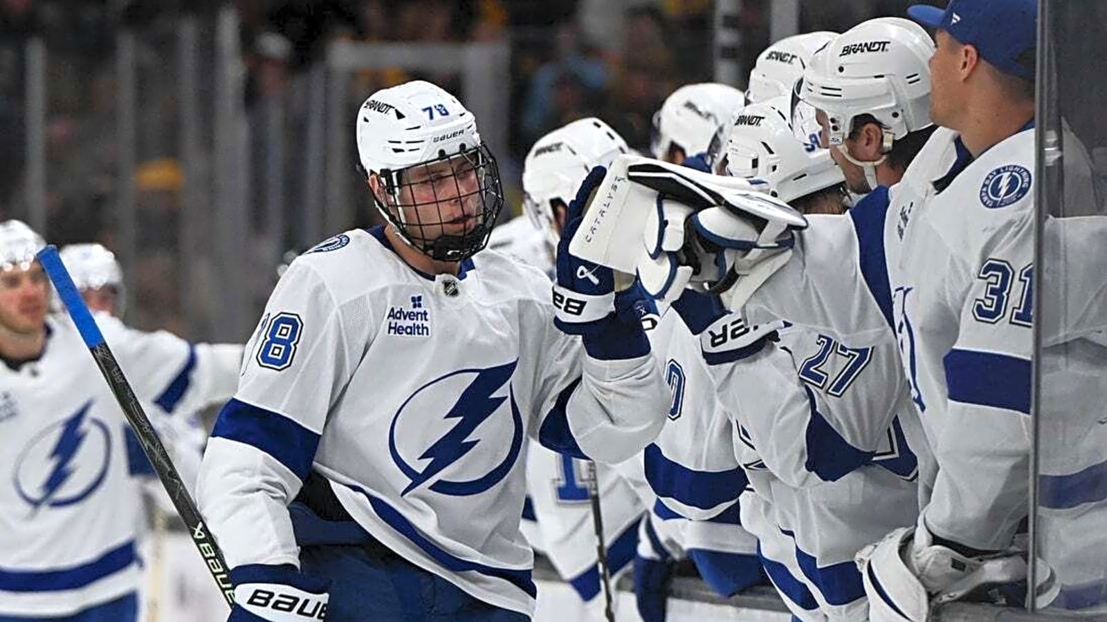 Emil Lilleberg's late goal lifts Lightning past skidding Bruins