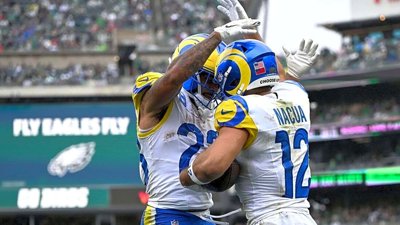 Kyren Williams, Rams run past Eagles