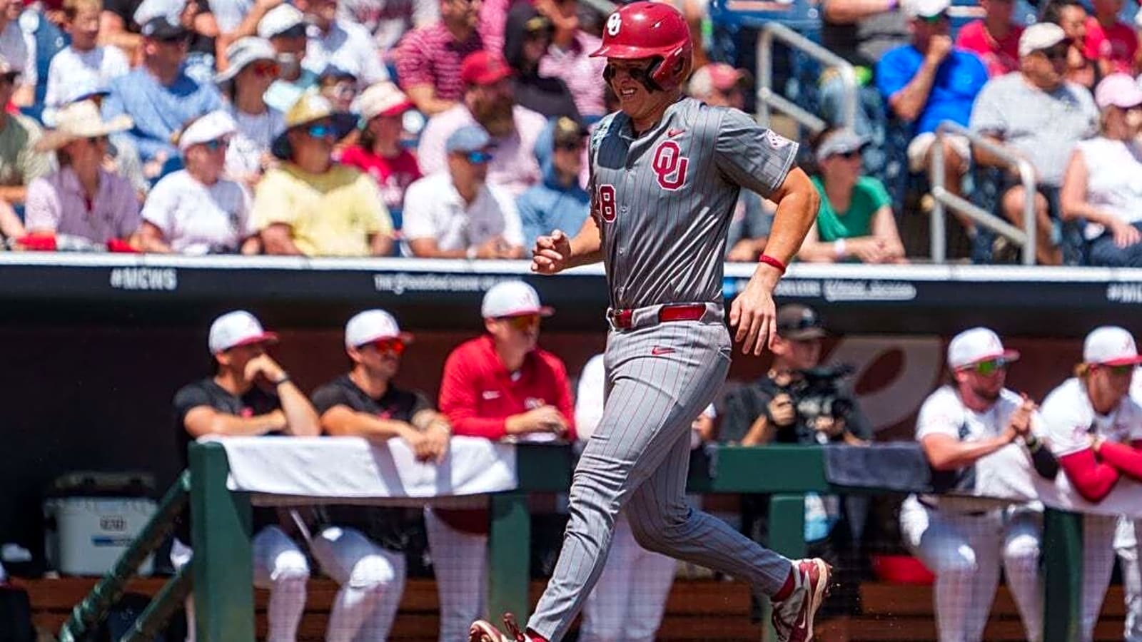 Oklahoma spoils Alabama's first CWS appearance since 1999
