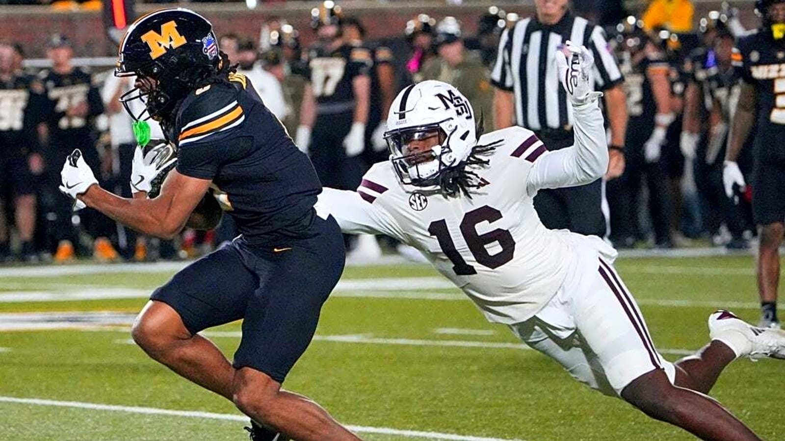 Ahmad Hardy, Missouri defense overwhelm Mississippi State