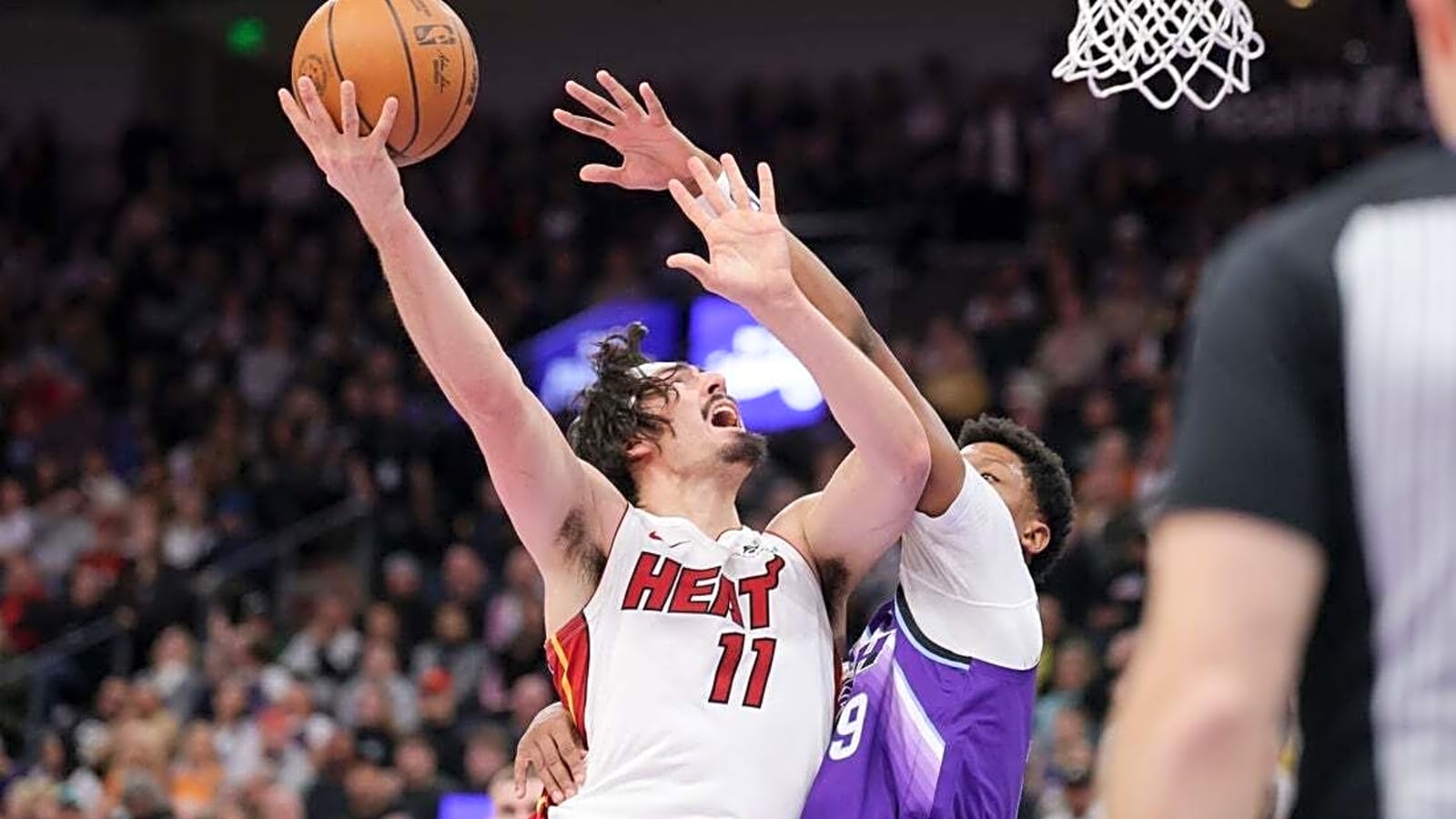 Bam Adebayo powers Heat in blowout of reeling Jazz