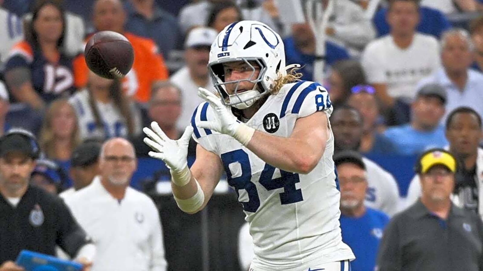Colts TE Tyler Warren sits Wednesday with toe injury