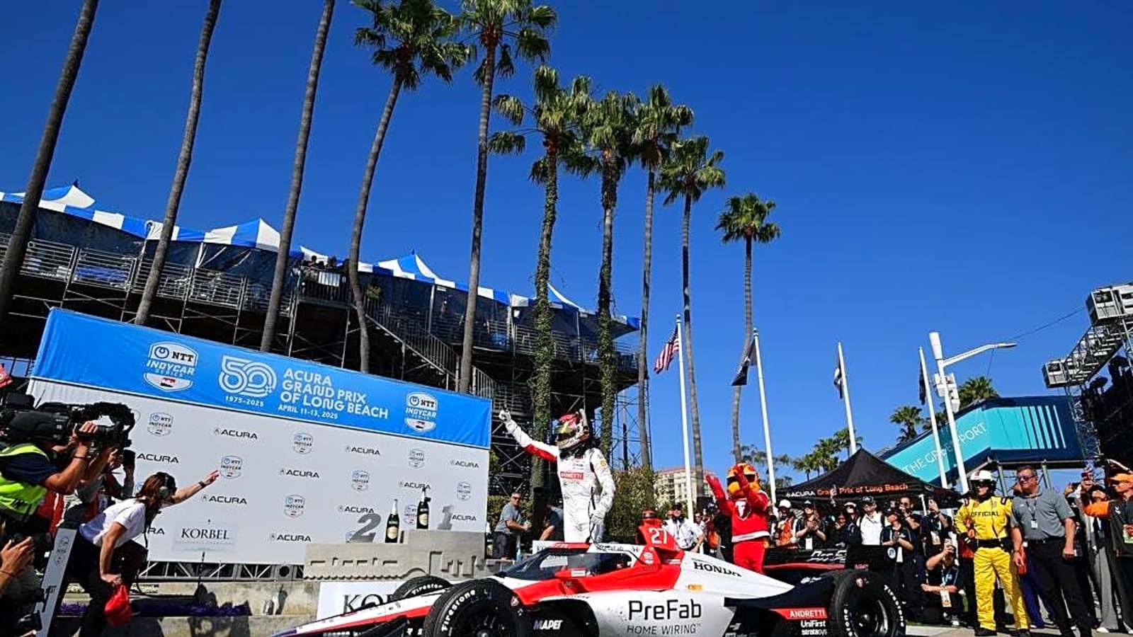 Kyle Kirkwood tops Alex Palou to win Grand Prix of Long Beach