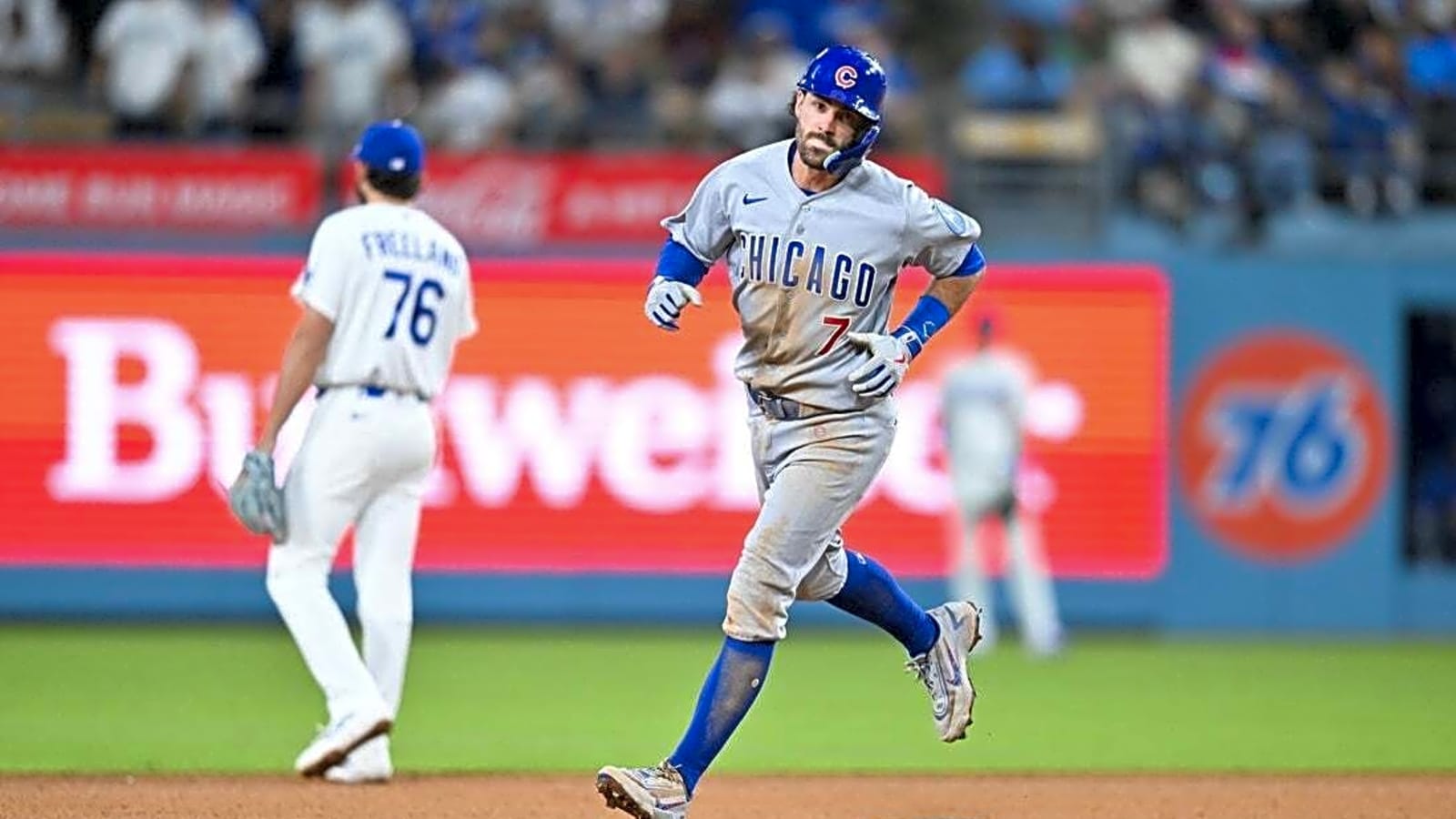 Dansby Swanson homer keys Cubs rally past Dodgers