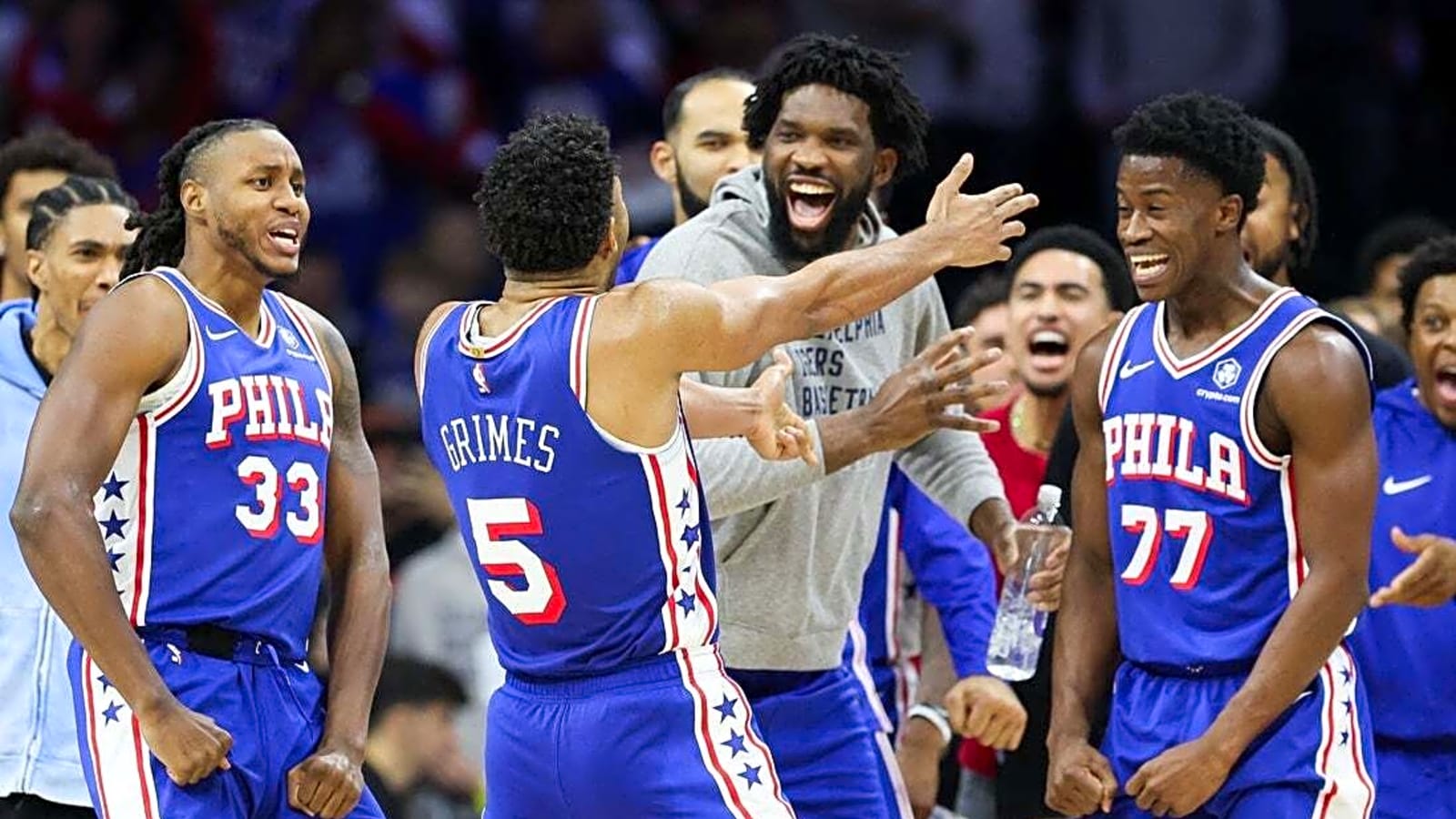 Quentin Grimes’ late 3-pointer lifts 76ers over Hornets in comeback win