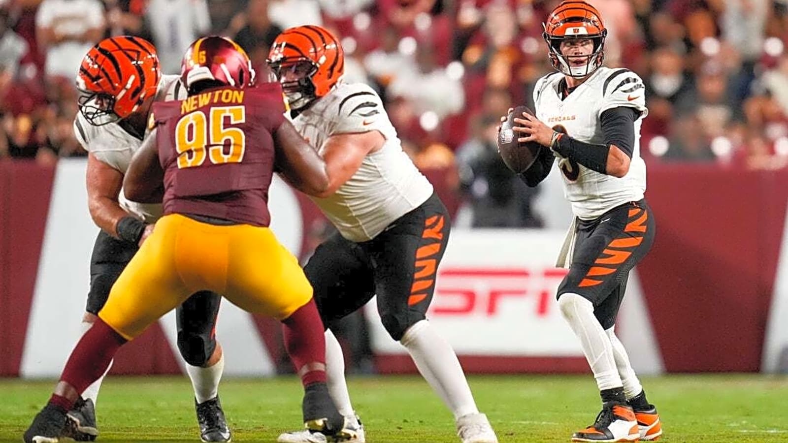 Joe Burrow, Bengals handle Commanders in preseason action