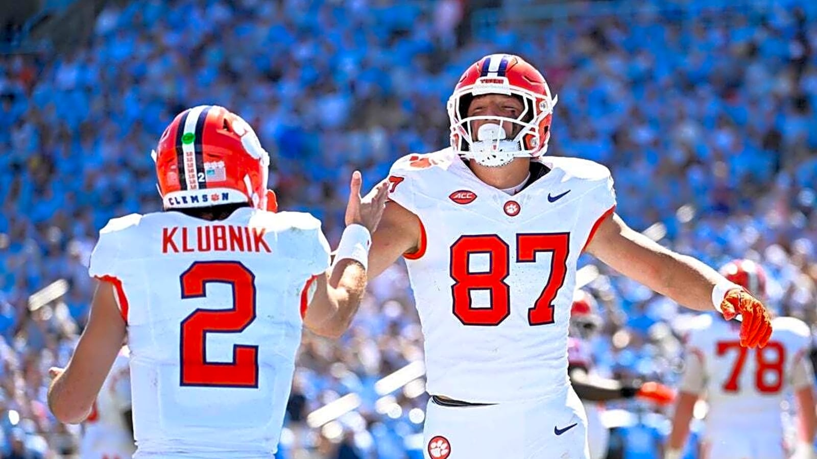 Cade Klubnik throws 4 touchdowns as Clemson blows out North Carolina