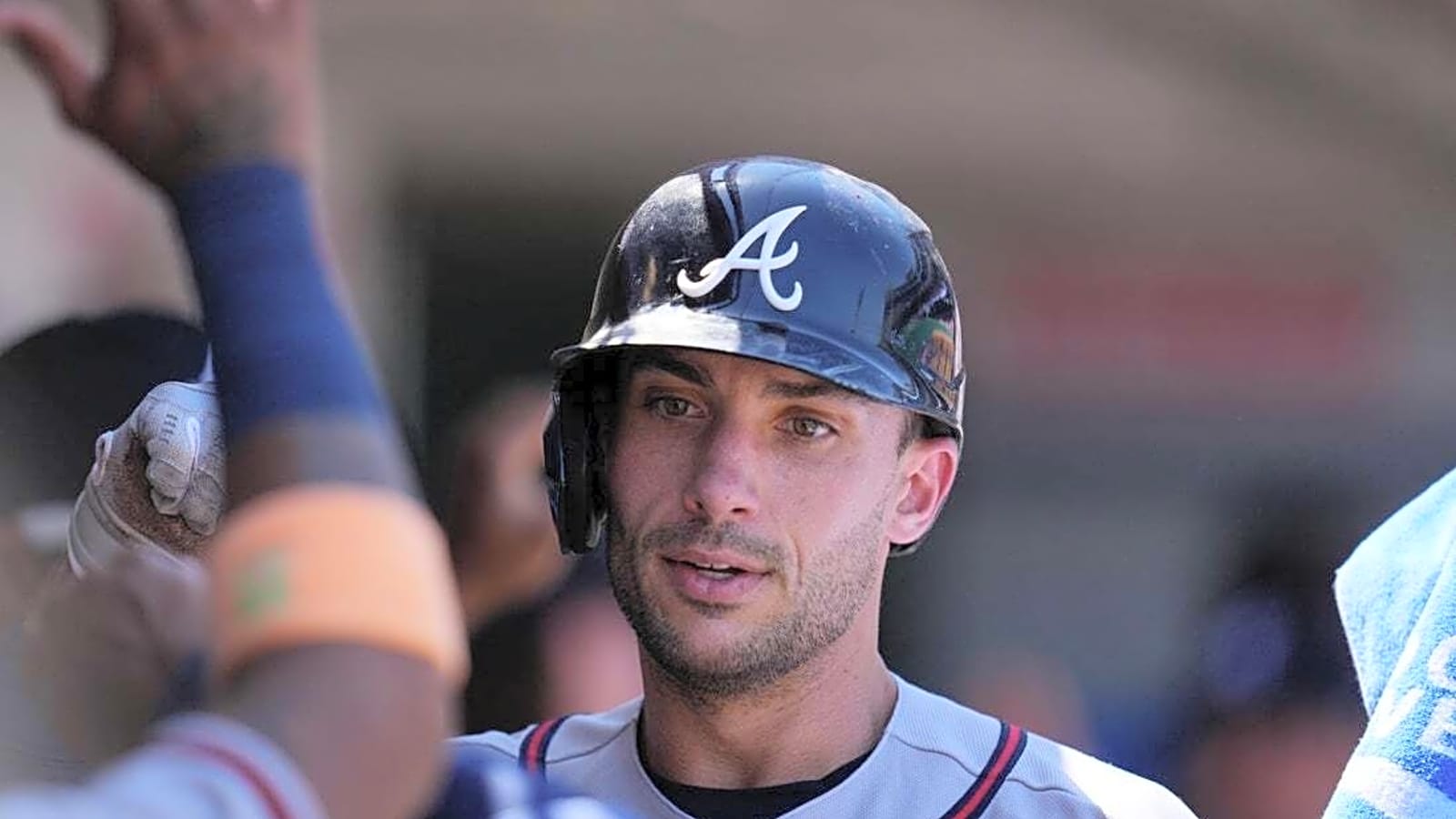 Braves never trail, pound Angels to take series