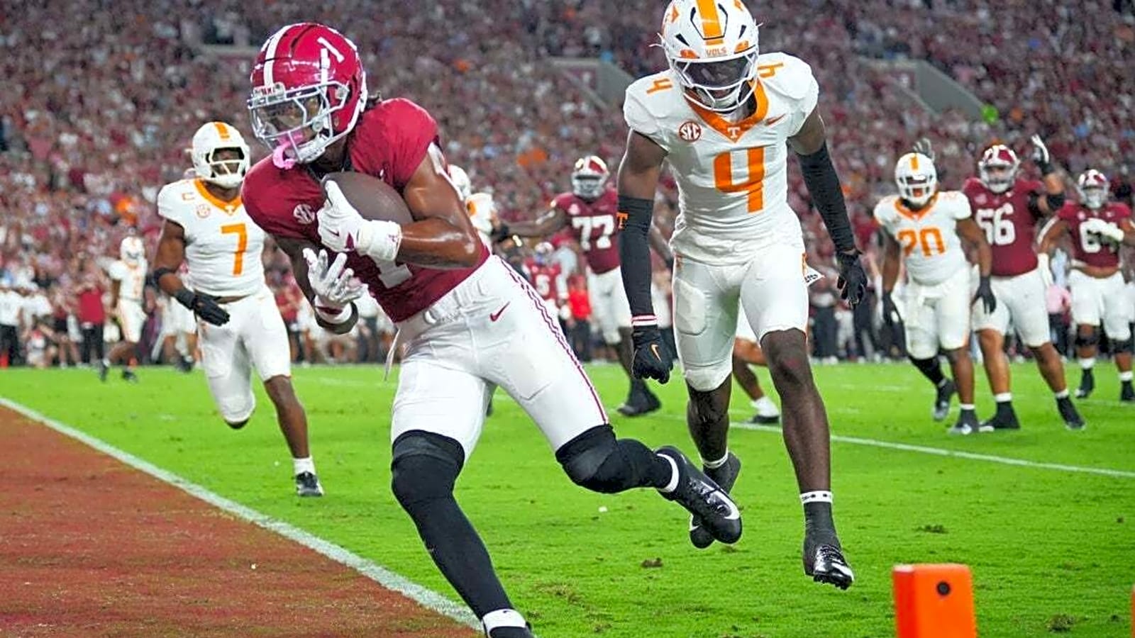 Pick-six sparks No. 6 Alabama to win over No. 11 Tennessee
