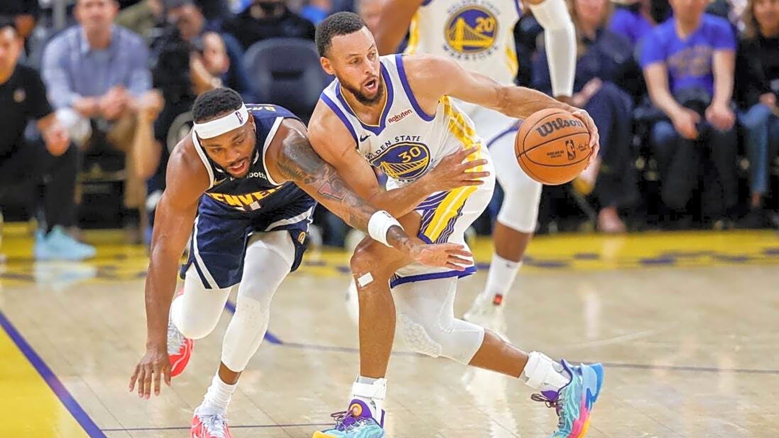 Steph Curry (42), Warriors top Aaron Gordon (50), Nuggets in OT