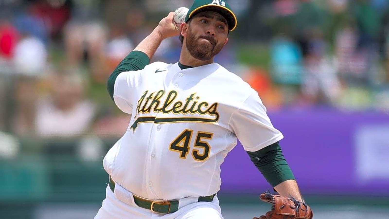 Aaron Civale pitches Athletics past Guardians to avoid sweep