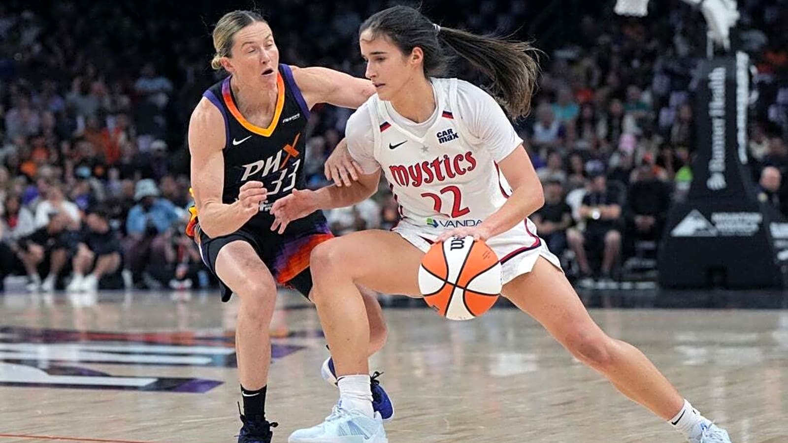 Mercury hang on, hand Mystics third straight loss