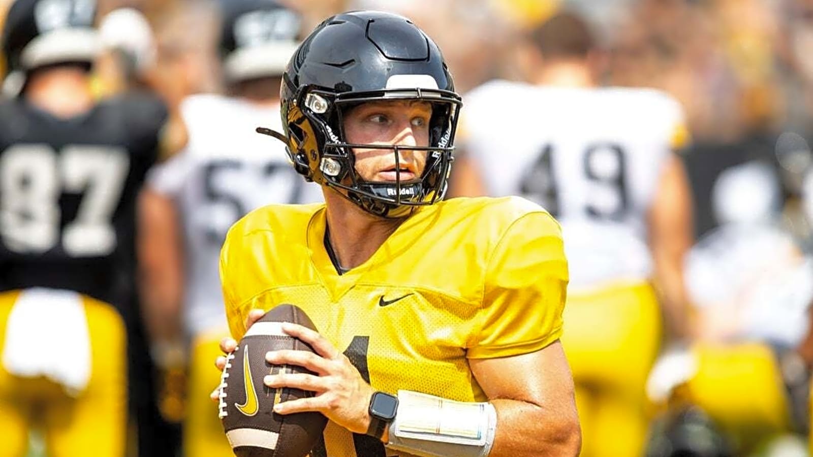 Report: Iowa to start QB Mark Gronowski in opener