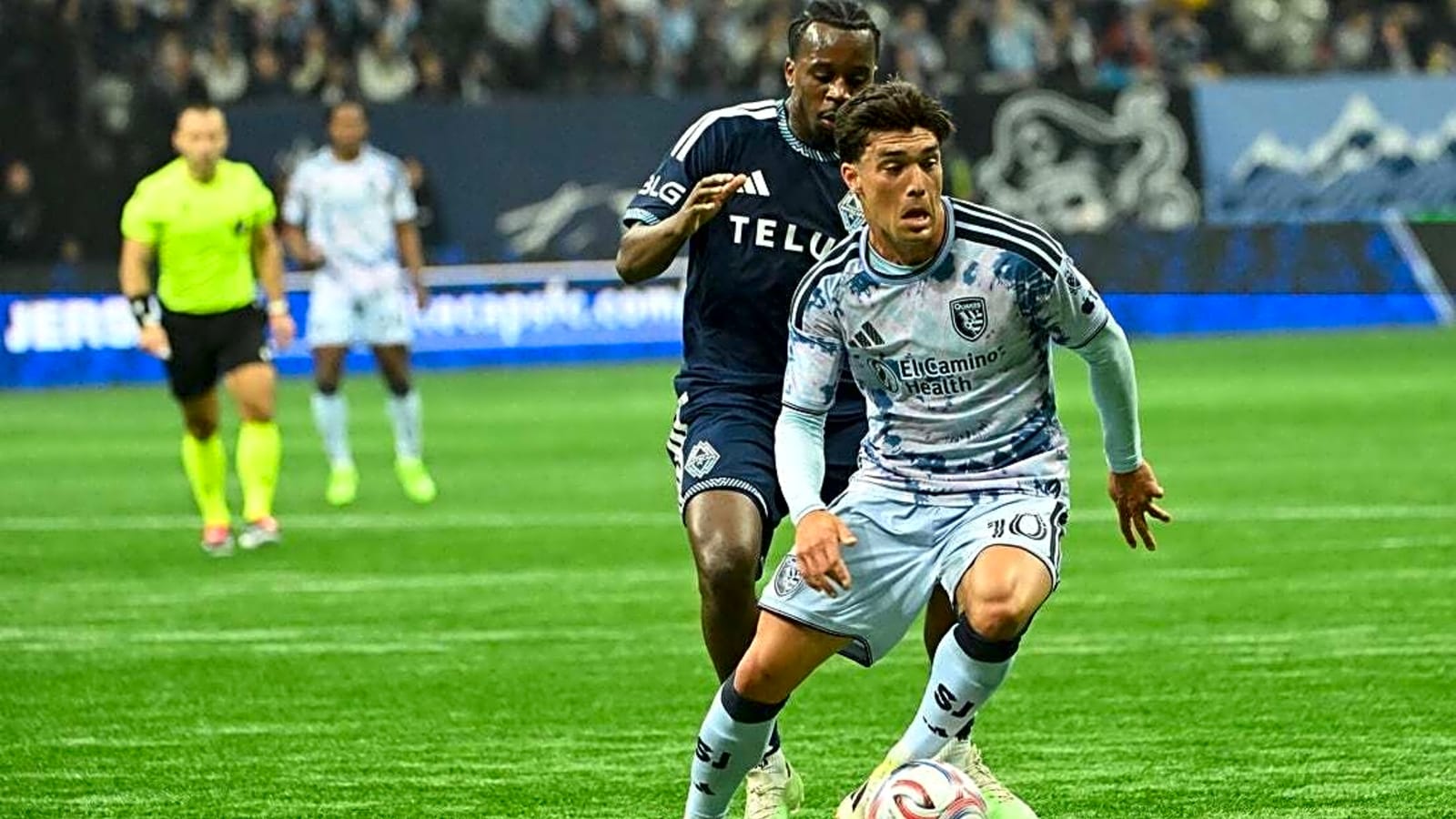 Daniel makes 6 saves as San Jose hands Vancouver first '26 loss