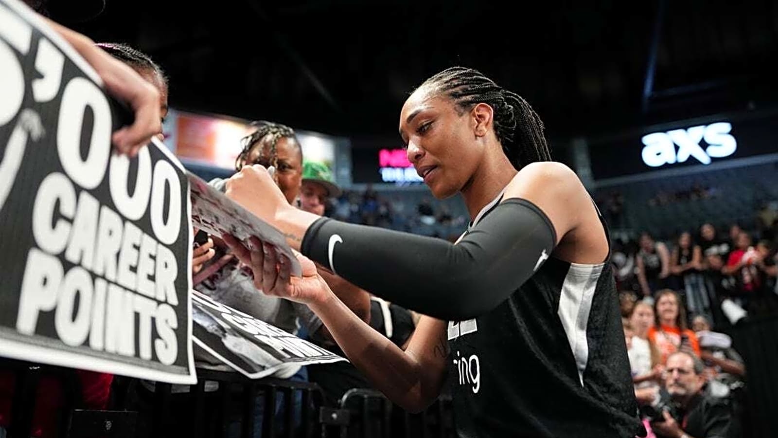 Fresh off milestone, A&#39;ja Wilson, Aces set sights on Mystics