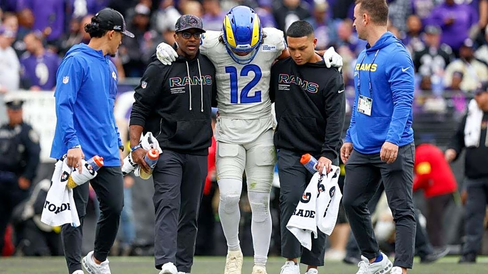 Rams WR Puka Nacua (ankle) could miss London game