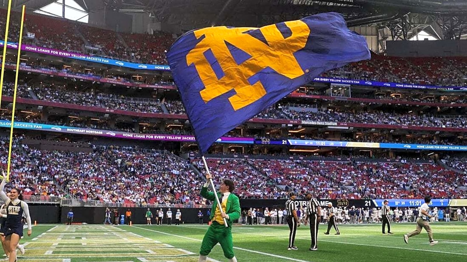 Notre Dame, Wisconsin finalize date for 2026 Lambeau game