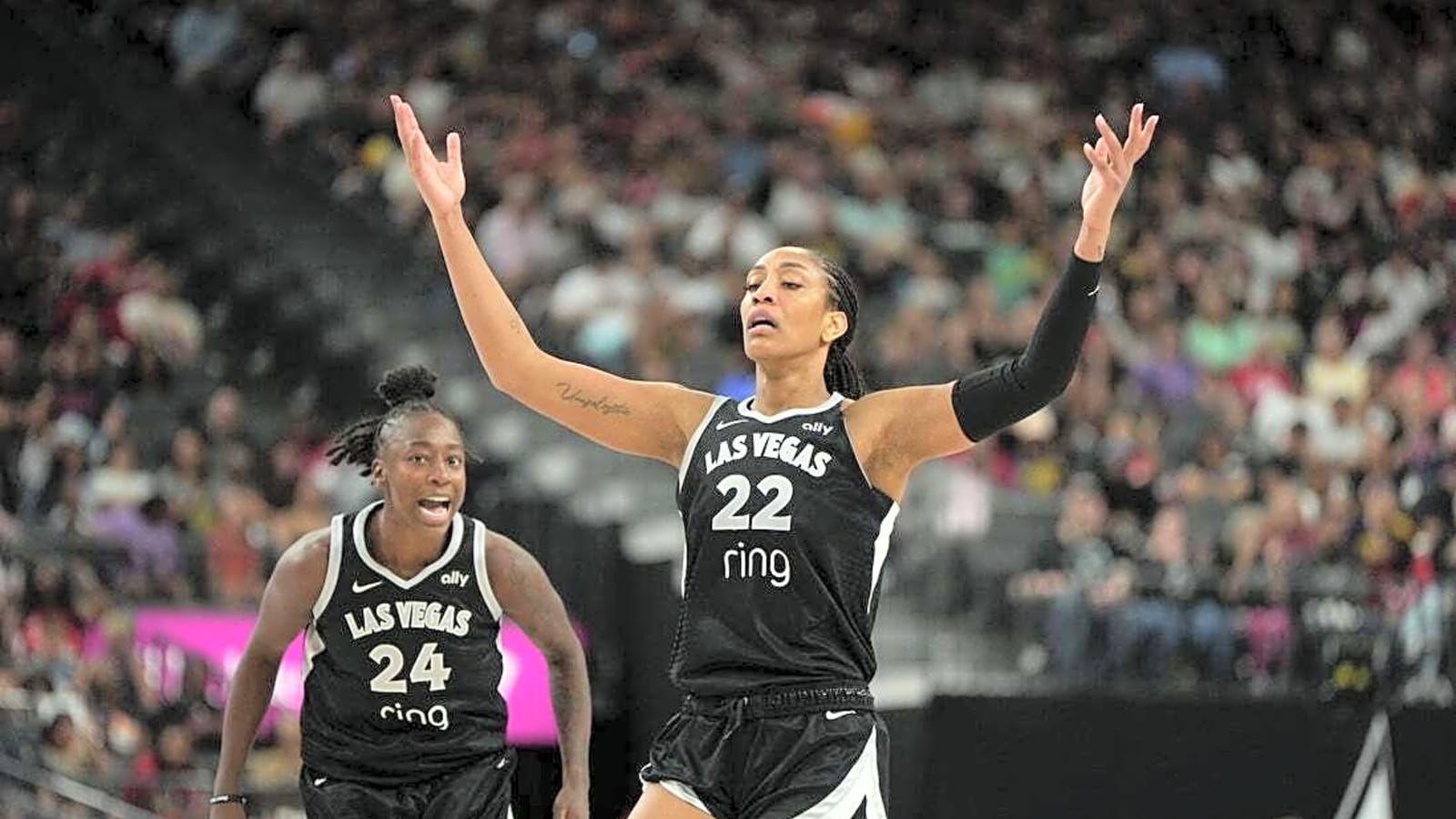 A&#39;ja Wilson has Aces back on track as Sun pay visit