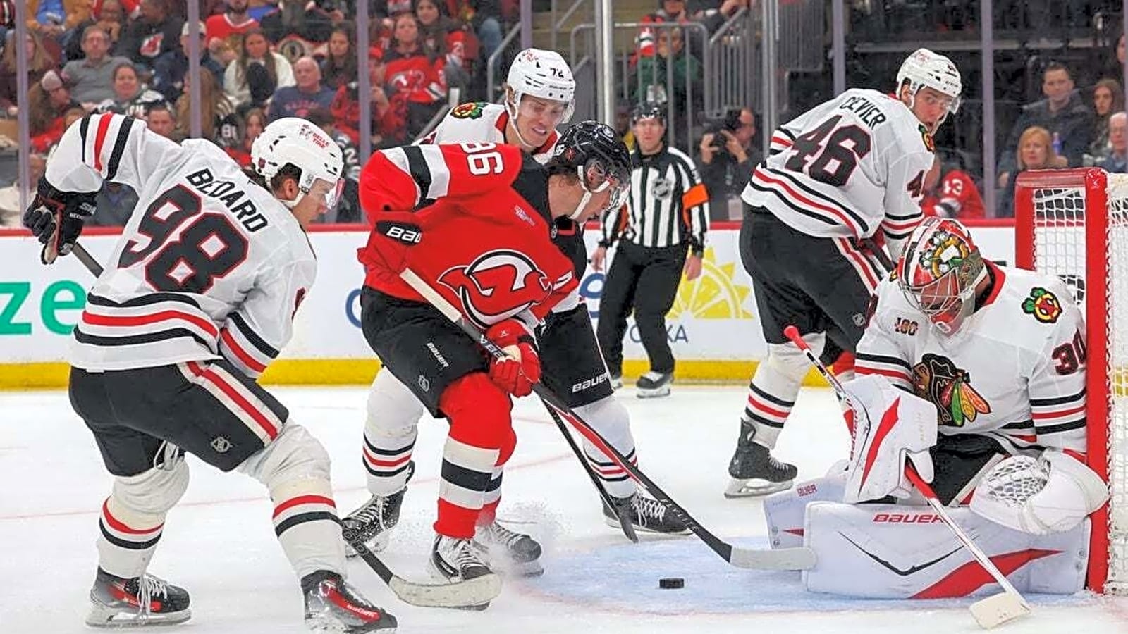 Dougie Hamilton, Jack Hughes fuel Devils' comeback over Blackhawks