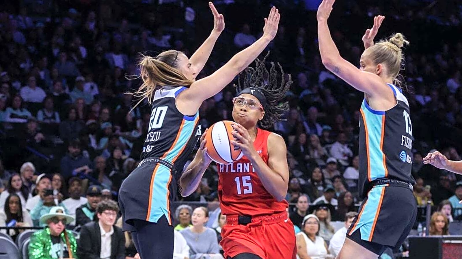 Dream dump Liberty, wrap up home-field edge in opening playoff series