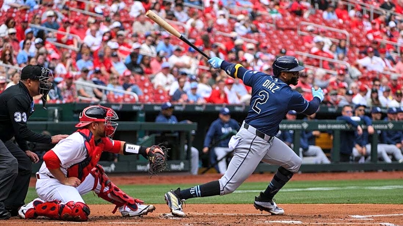 Yandy Diaz, Rays topple Cardinals to salvage series finale