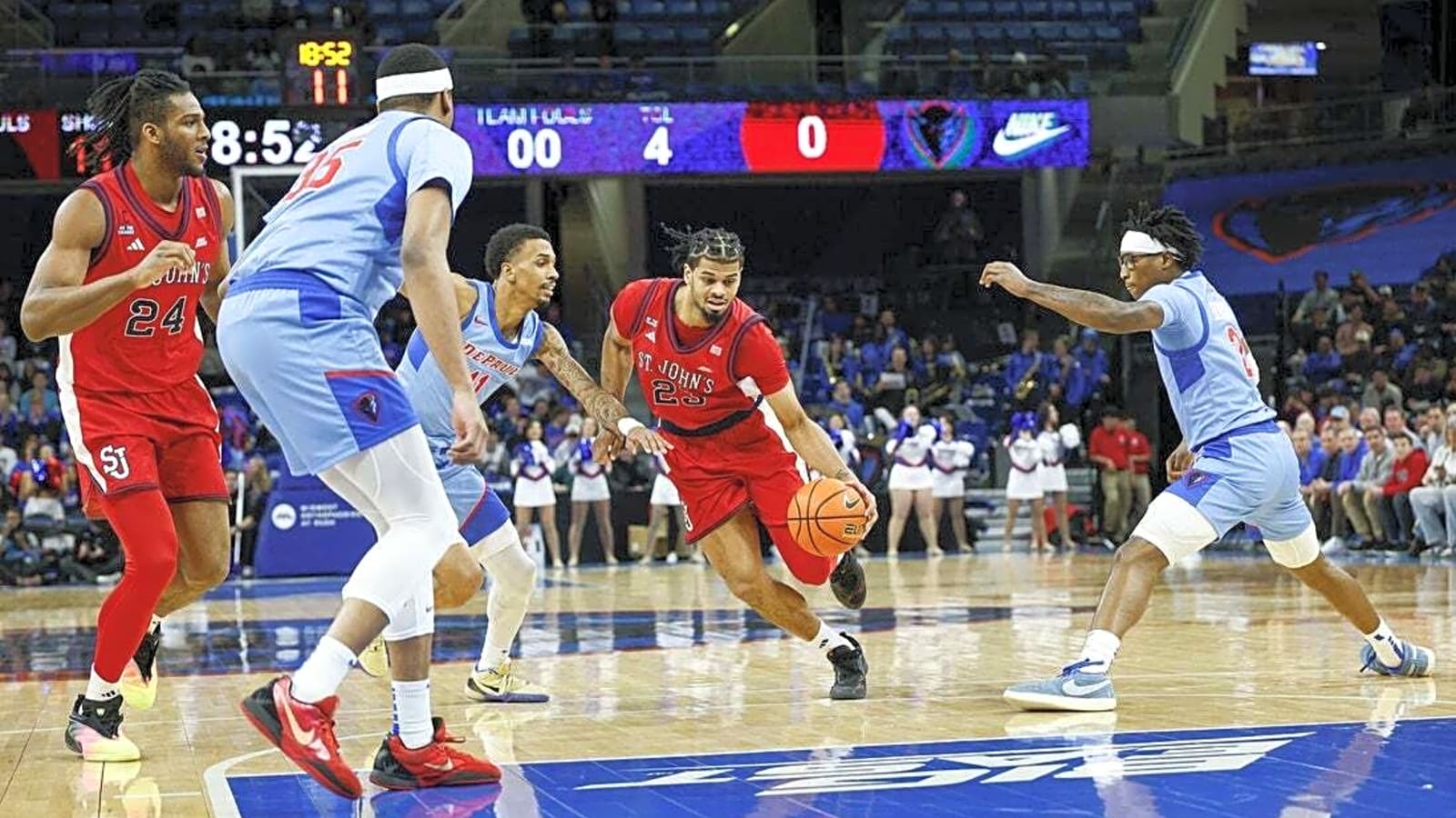 No. 22 St. John's uses decisive second-half run to put away DePaul