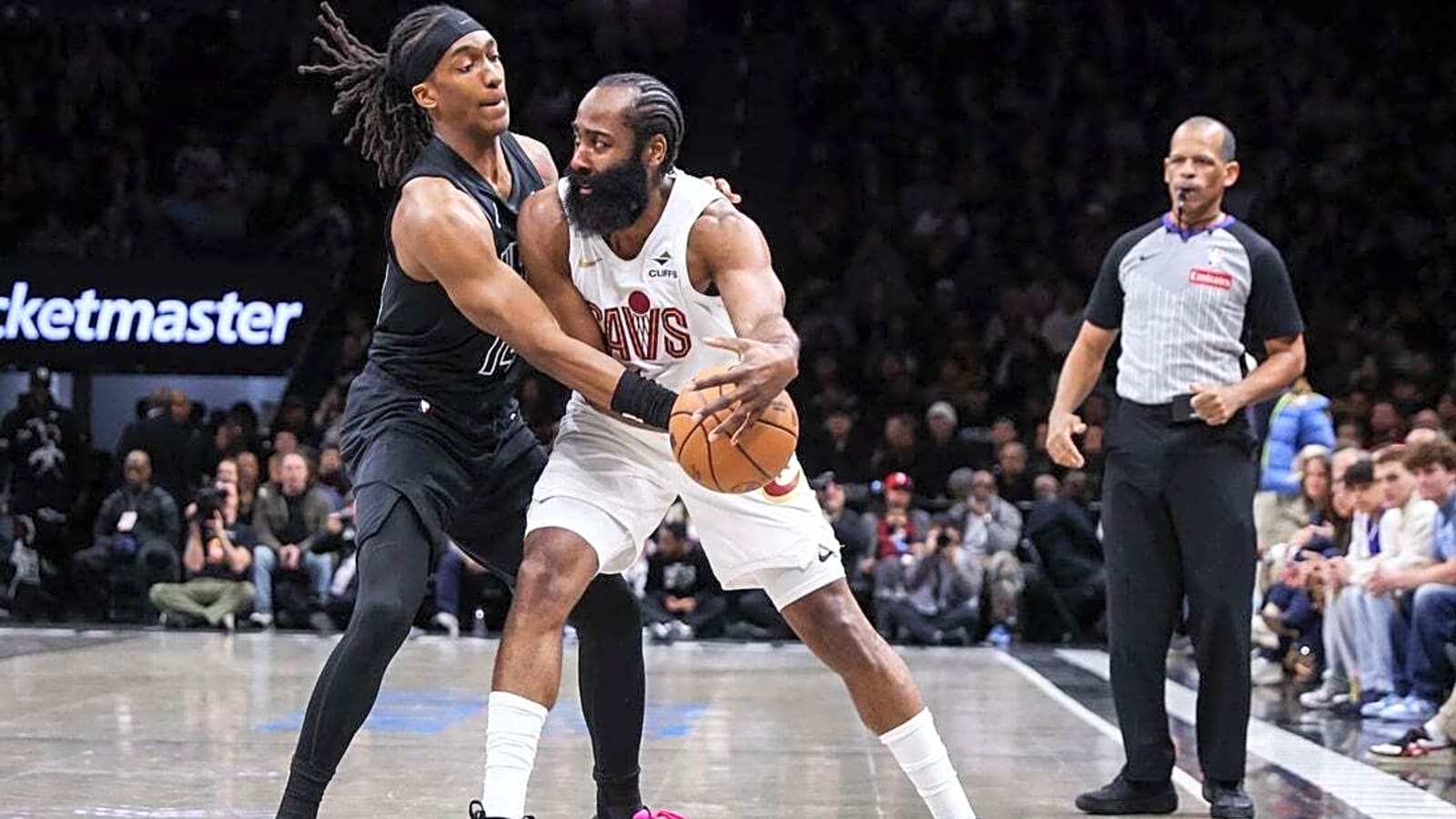 James Harden, Cavaliers hand Nets eighth straight loss